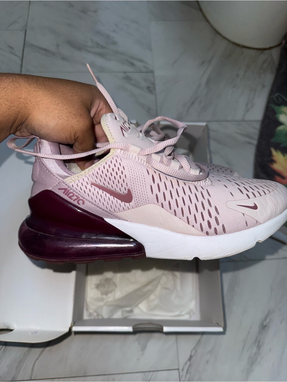 Nike Air Max 270 Barely Rose Women's Sneakers